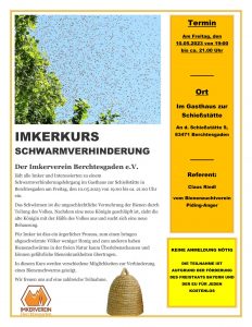 Read more about the article Imkerkurs Schwarmverhinderung